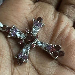 Multicolor Y2K cross